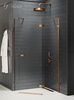KABINA AVEXA COPPER PIĘCIOKĄTNA P 100x80x200 CZYSTE 6mm ACTIVE SHIELD