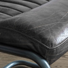 Krzesło skórzane Capri Antique Ebony 520 x 660 x 880 mm