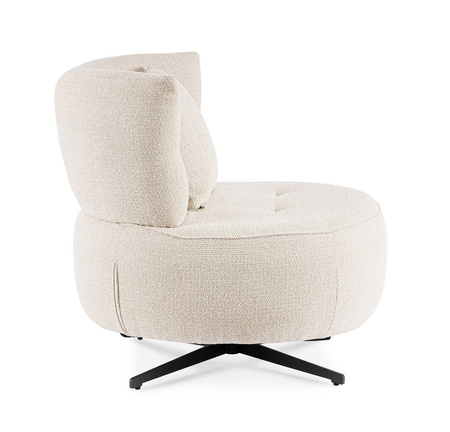 Fotel BIZZOTTO GONNIE obrotowy – ecru