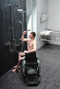 HANDICAP poręcz wspierająca lewa 500mm, stal nierdzewna polerowana