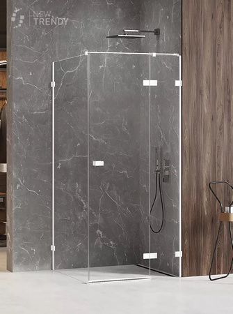 KABINA AVEXA WHITE PROSTOKĄTNA P 110x80x200 CZYSTE 6mm ACTIVE SHIELD