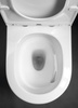 AVIS Vortex Rimless misa do kompaktu WC, odpływ dolny/tylny, biały