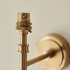 Chester 1 Wall Light Fitting Aged Brass
