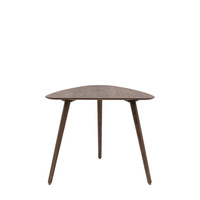 Hatfield Dining Table Smoked 800x900x750mm