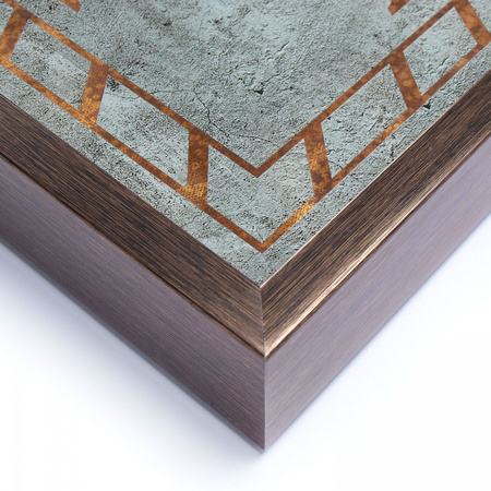 Square Florentine Grand Clock 24in