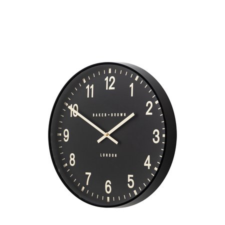 Cambridge Wall Clock Black 40cm