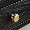 Acton 2 Drawer Console Black 1100x360x760mm
