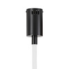 Lampa wisząca SNAKE LED wąż ledowy czarna 400 cm