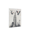 Obraz w ramie „Concrete Dreams II” – szary, 70 × 1,5 × 90 cm