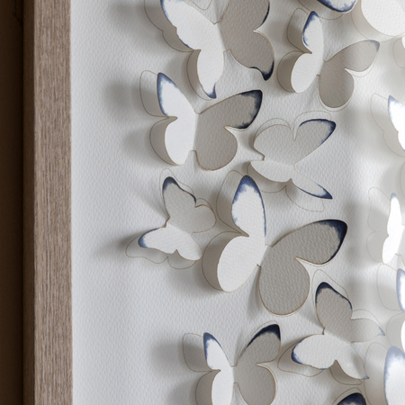 Unfurling Wings Framed Art 680x30x680mm