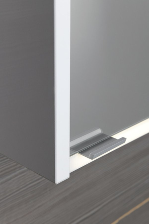 BATU szafka z lustrem 80x71x15cm, 2x oświetlenie LED, biały