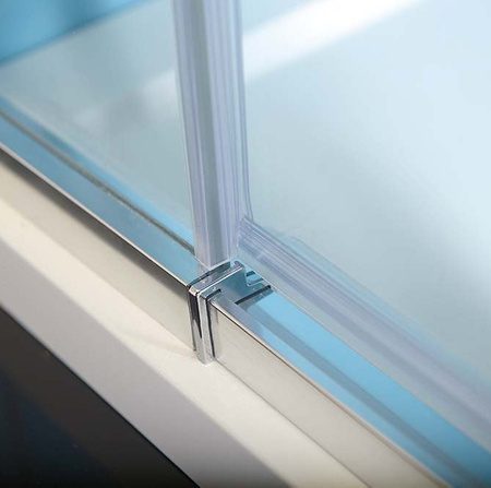 EASY kabina prysznicowa trójścienna 900-1000x700mm, obrotowe drzwi, L/P, szkło czyste