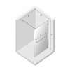 KABINA AVEXA BLACK WALK-IN U 110x200 CZYSTE 6mm ACTIVE SHIELD