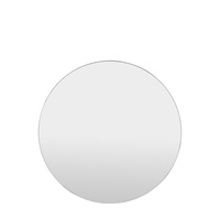 Tokyo Round Mirror Black 800x50x800mm