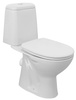 RIGA kompakt WC, przycisk 3/6l, odpływ poziomy, biały