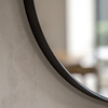 Holworth Pebble Mirror Black 890x840mm