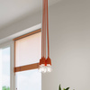 Lampa wisząca DIEGO 1 pomarańczowy