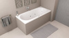 ASTRA B wanna z hydromasażem, 165x75x48cm, Active Hydro-Air, chrom