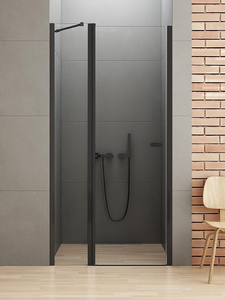 DRZWI WNĘKOWE NEW SOLEO BLACK  U 100x195 CZYSTE 6mm ACTIVE SHIELD