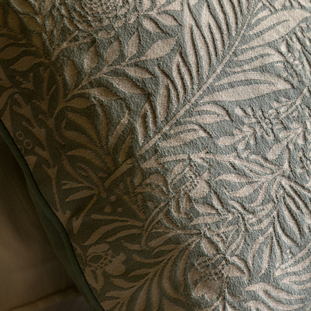 Fallow Leaf Woven Cushion Duck Egg 450x450mm