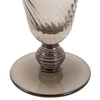 Swirl Flute Glass Smoked Grey (4pk) 72x72x166mm