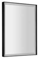 Lustro SORT z oświetleniem LED 60x80cm, bezdotykowy czujnik IR, 2700-6500K, czarny mat