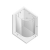 KABINA NEW MERANA ASYMETRYCZNA L 120x85x195 CZYSTE 6mm ACTIVE SHIELD