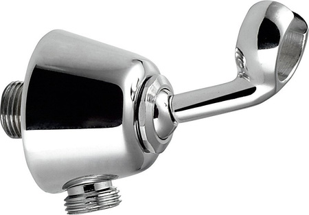 Przyłącze kątowe z uchwytem, chrom