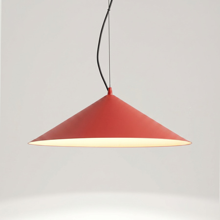 Lampa wisząca FINT czerwona LED 4000K
