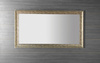 MANTILA lustro w drewnianej ramie 86x156cm, antyczny