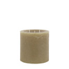 Pillar Candle Rustic Olive 150x150x150mm