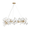 Lampa wisząca BOTANIKA 100 cm - złota, G9, regulowana, designerska