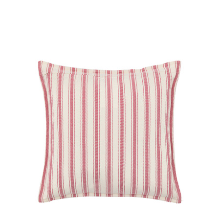 Alston Woven Stripe Cush Cranberry 450x450mm