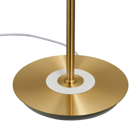 Lampa podłogowa ARTDECO 150 cm - biało - złota nowoczesna