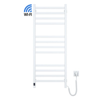 Elektryczny grzejnik łazienkowy NAVIN Avangard 480х1200 Sensor z Wi-Fi,biały, prawy, timer