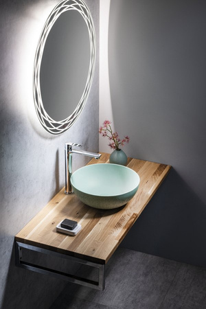Blat WOODY 1100x28x500mm, lite drewno dąb naturalny