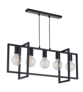 EDEN 5 lampa wisząca czarny