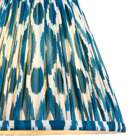 Ikat Shade Marlin Blue Fabric 185x125x250mm