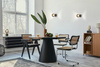 MOOSEE lampa ścienna EOS czarny chrom
