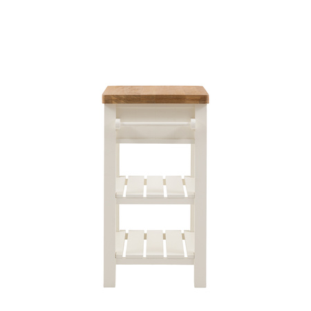 Eton Butchers Block White 660x500x900mm