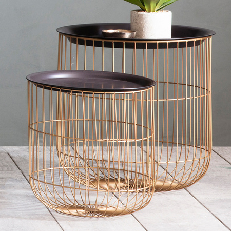 Woburn Nest Of 2 Side Tables 500x500x510mm
