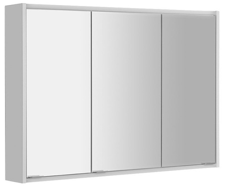 BATU szafka z lustrem 2x LED, 100x71x15cm, biały