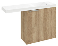 LATUS VI szafka umywalkowa 50x50x22 cm, prawa, dąb Alabama