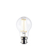 Żarówka LED – przezroczysta, B22 GLS, 115 K, 6 × 6 × 10,3 cm