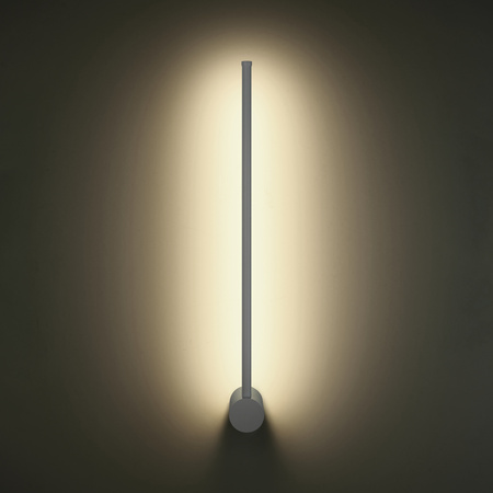 Lampa ścienna SPARO 60 cm - kinkiet biały, prosty, długi LED