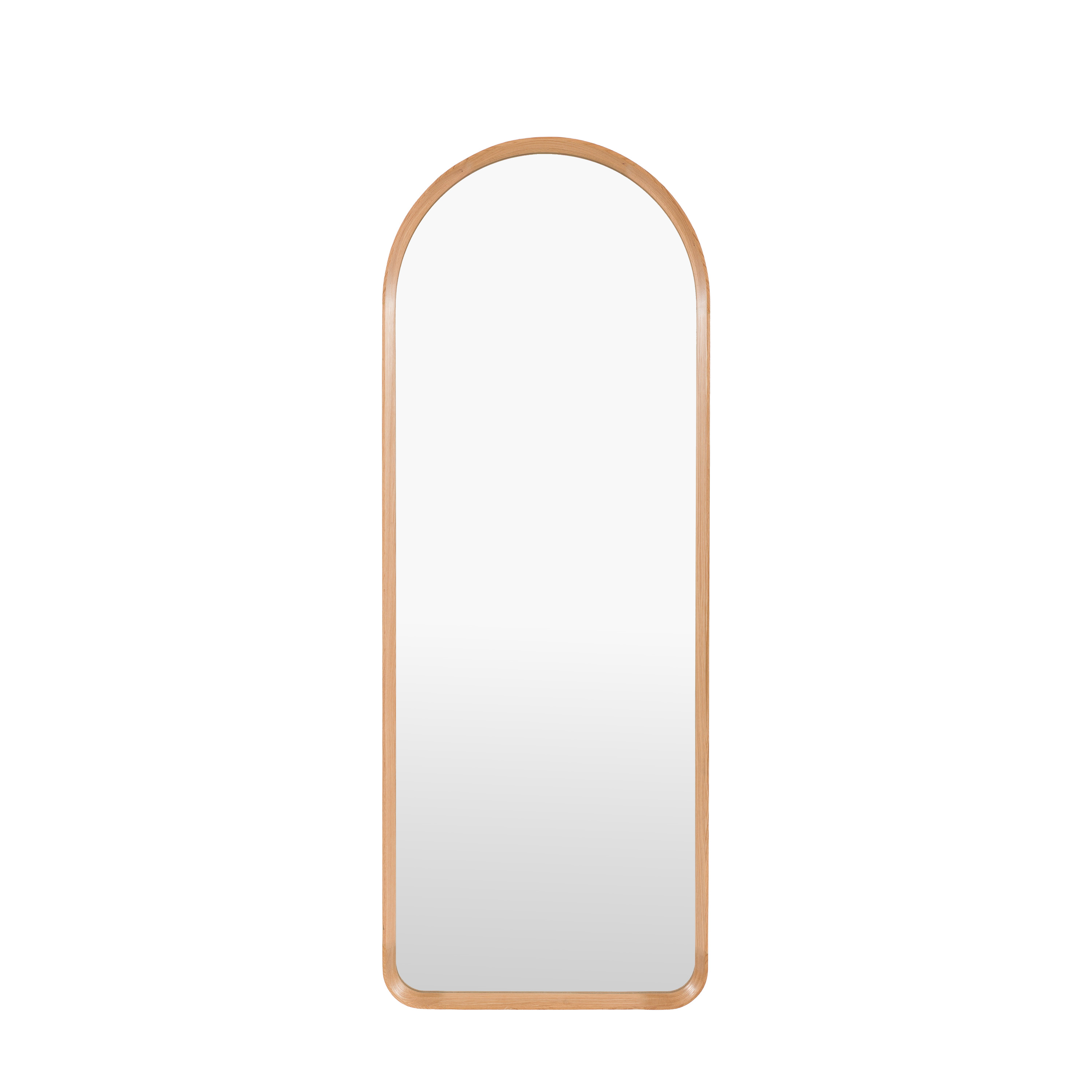 Lustro do oparcia o ścianę Helsinki – dębowe, 50 × 6 × 160 cm