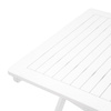 Lindos White Folding Dining Set