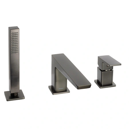 Bateria wannowa 3-otworowa, gun metal