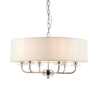Nixon 6 Pendant Light Bright Nickel