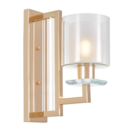 LAMPA ŚCIENNA KINKIET ZŁOTY MANHATTAN W1
